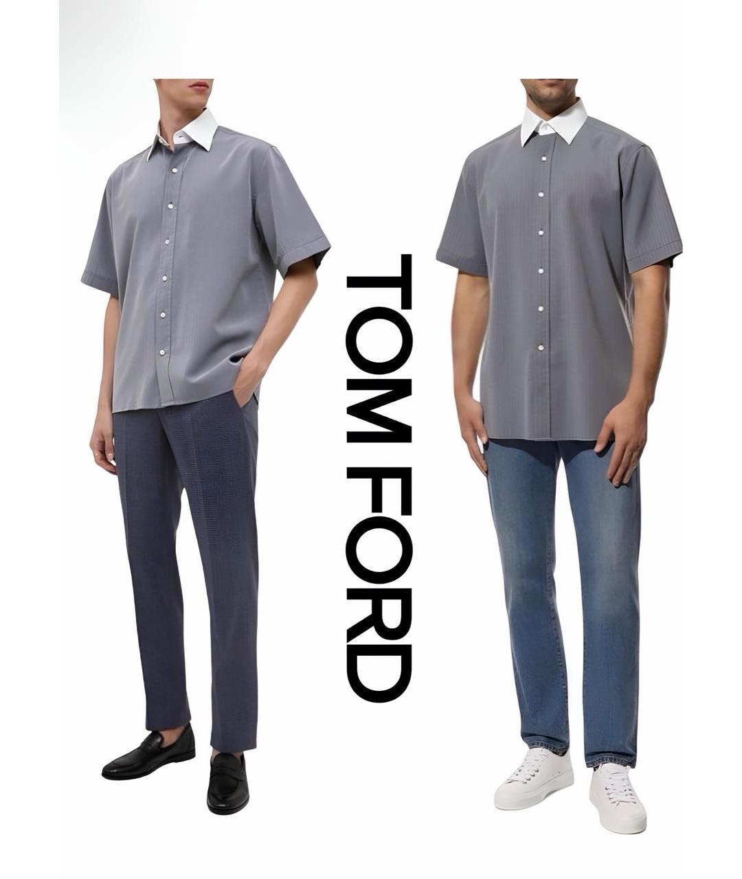 TOM FORD Мульти хлопковая классическая рубашка, фото 2