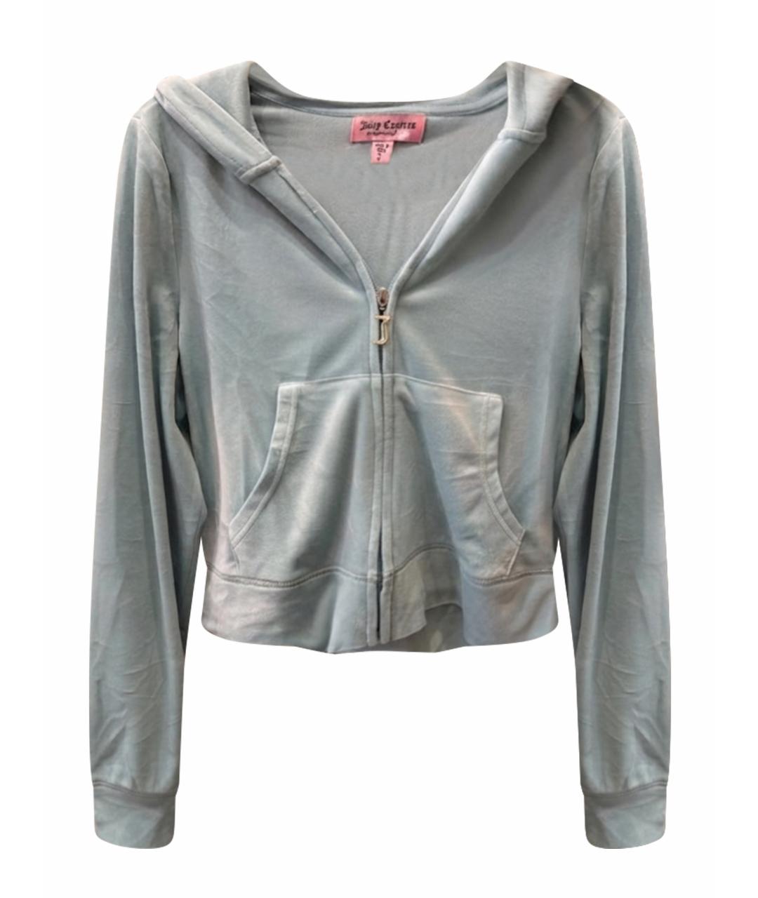 JUICY COUTURE Голубой бархатный спортивные костюмы, фото 1
