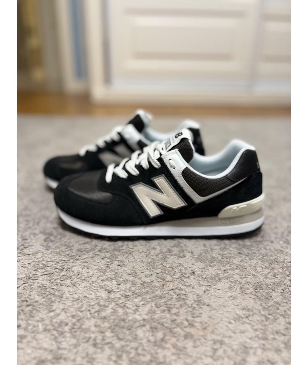 NEW BALANCE Черные низкие кроссовки / кеды, фото 5