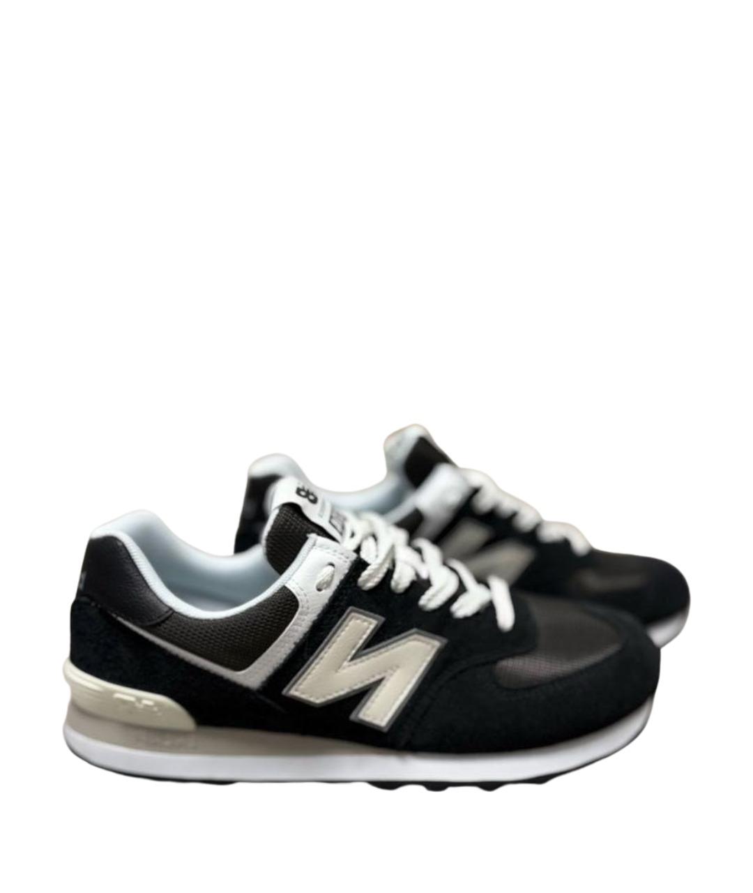 NEW BALANCE Черные низкие кроссовки / кеды, фото 1