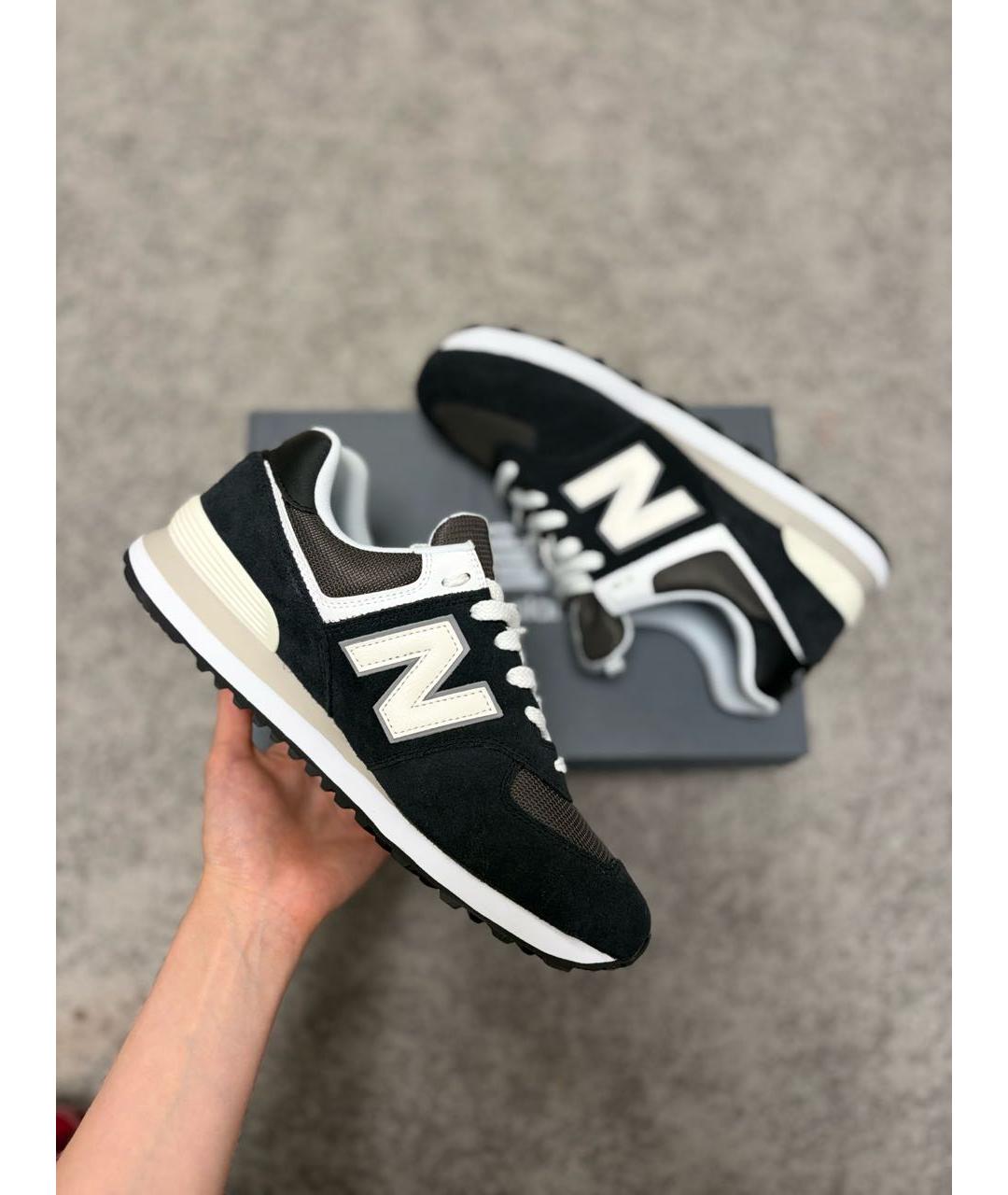 NEW BALANCE Черные низкие кроссовки / кеды, фото 3