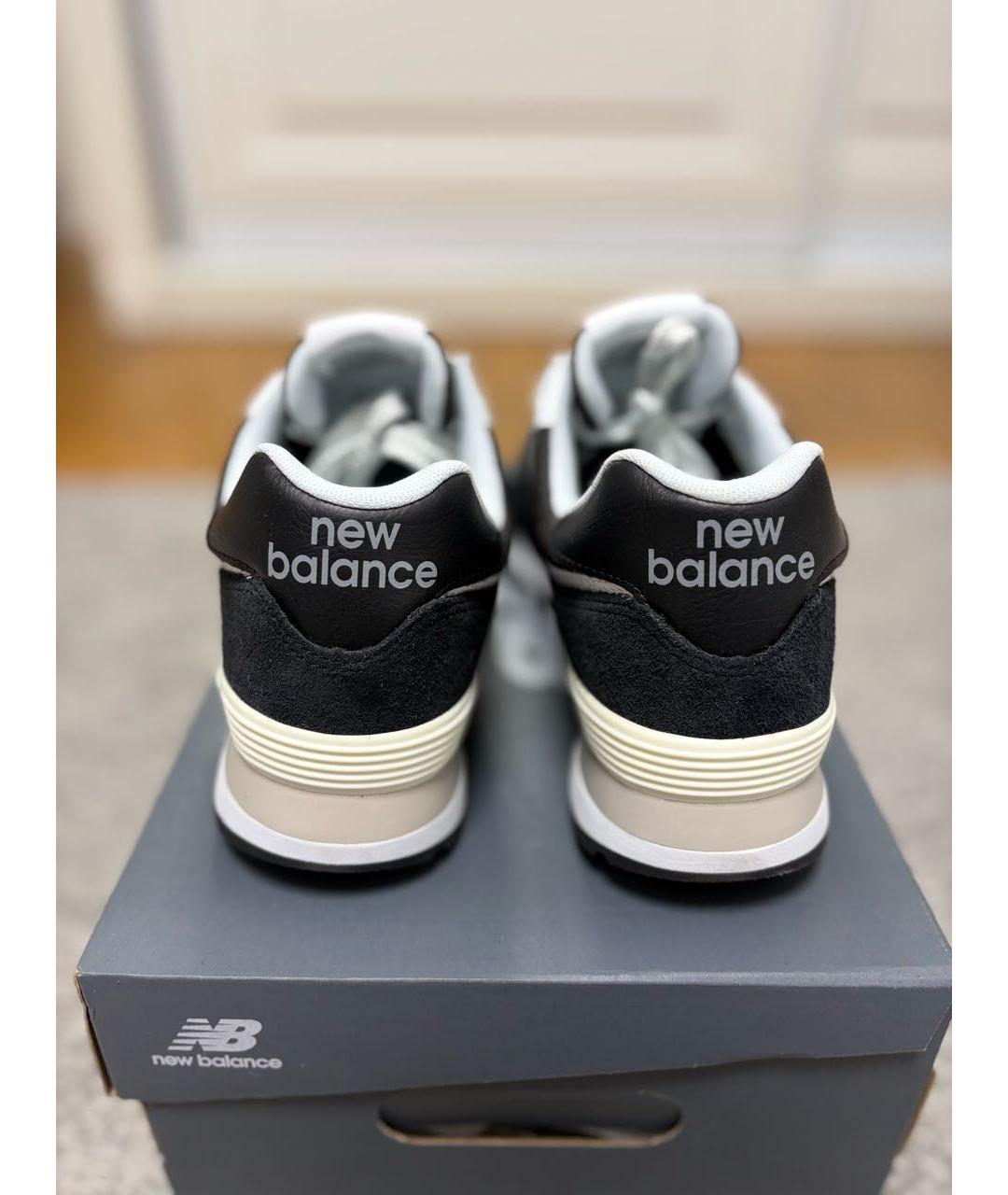 NEW BALANCE Черные низкие кроссовки / кеды, фото 4