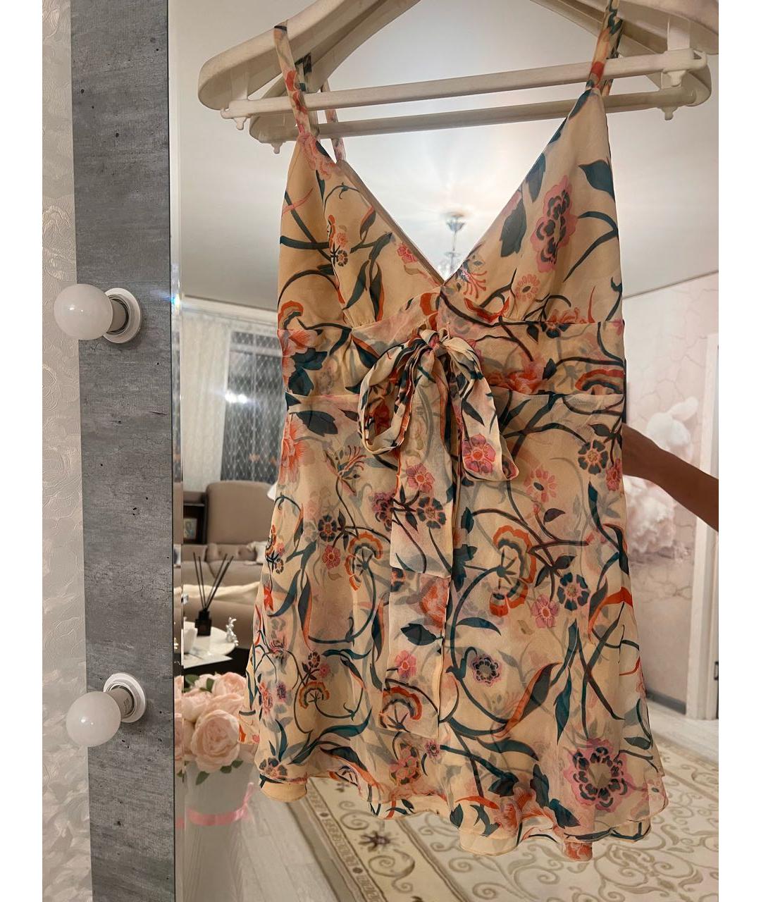 DIANE VON FURSTENBERG Шелковая майка, фото 2