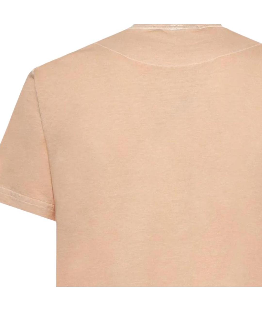 STONE ISLAND Бежевая футболка, фото 5