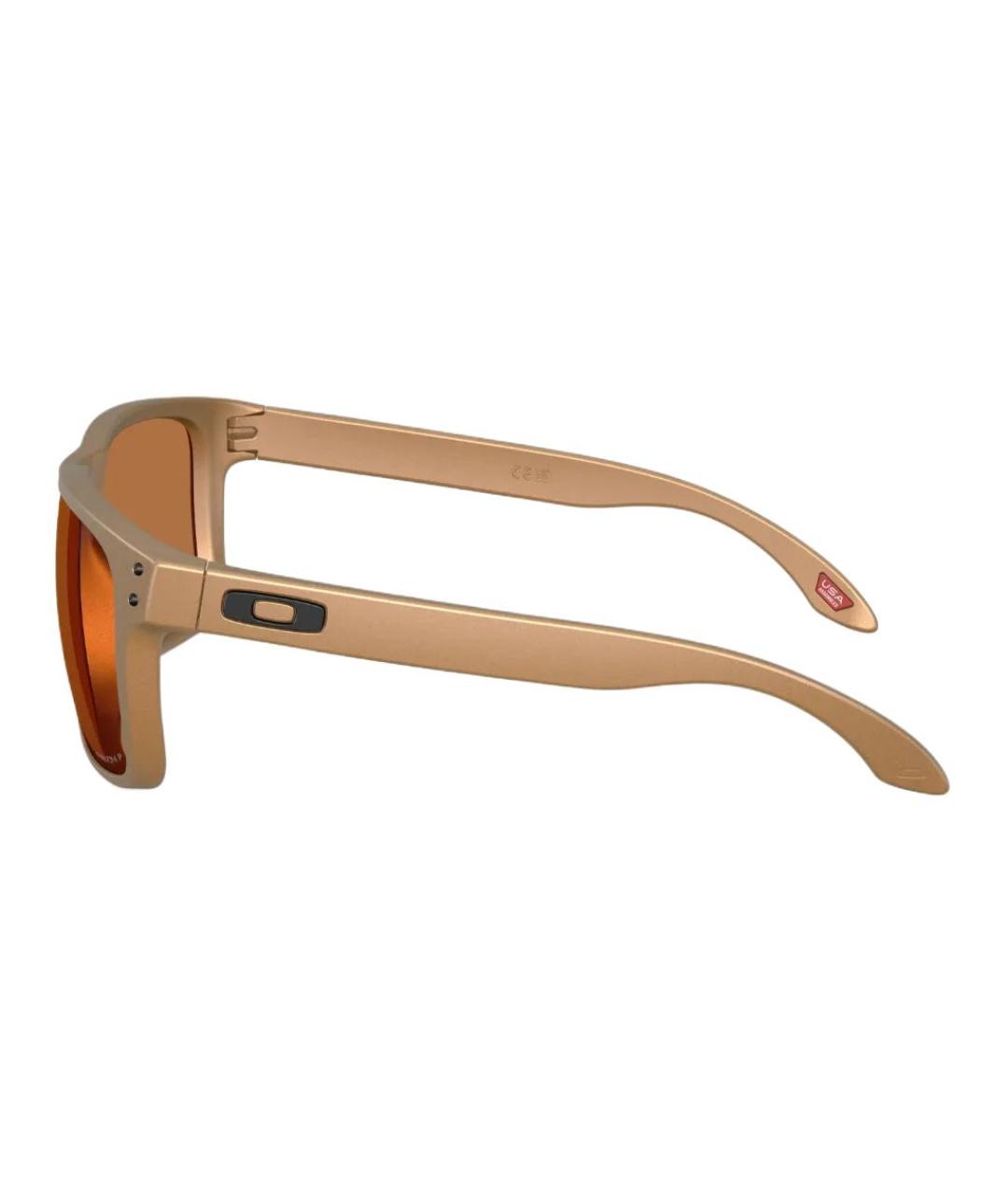 OAKLEY Коричневые пластиковые солнцезащитные очки, фото 3