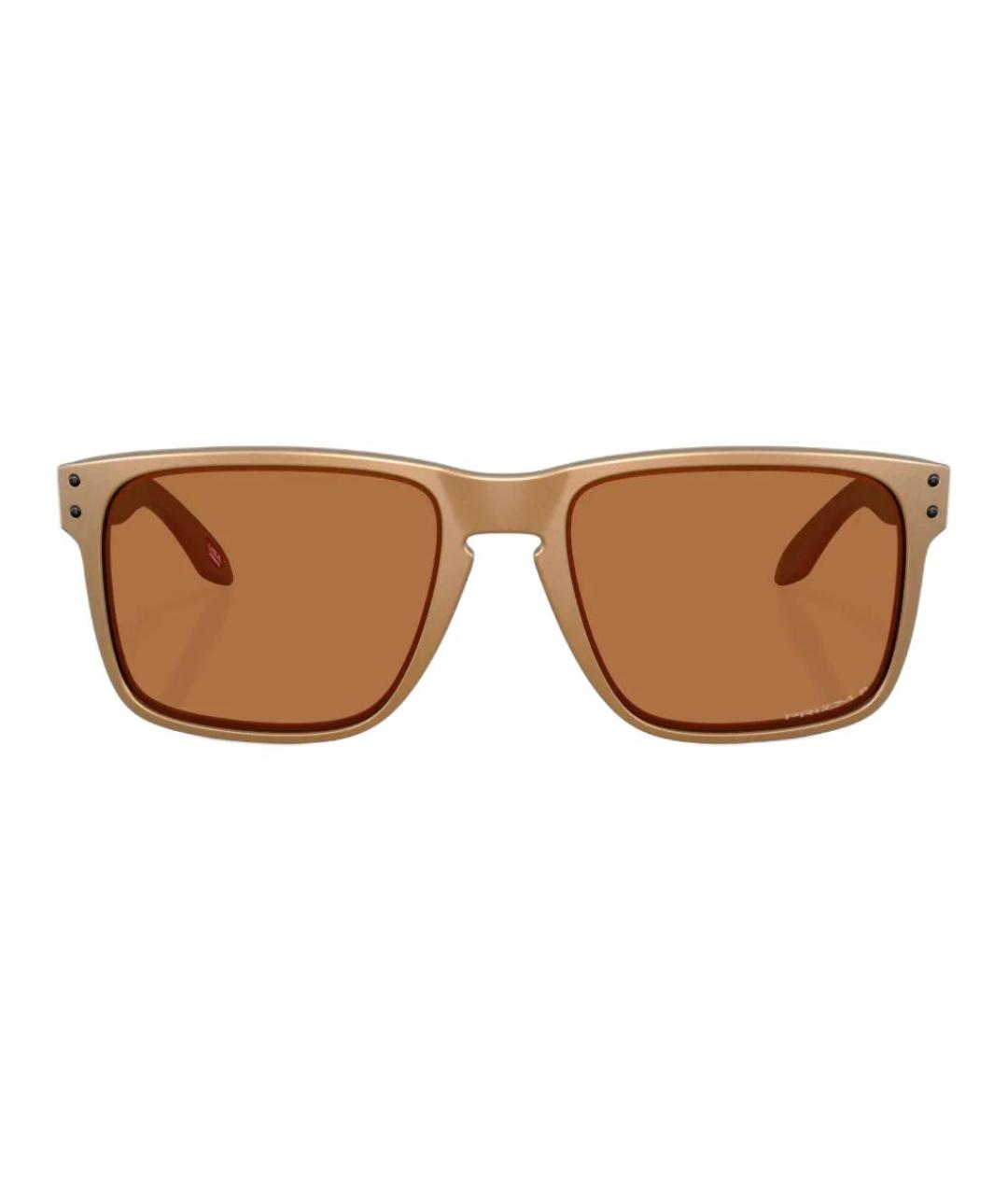 OAKLEY Коричневые пластиковые солнцезащитные очки, фото 2