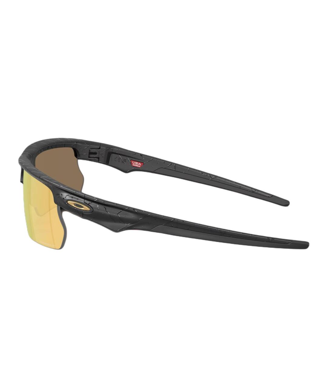 OAKLEY Черные пластиковые солнцезащитные очки, фото 3