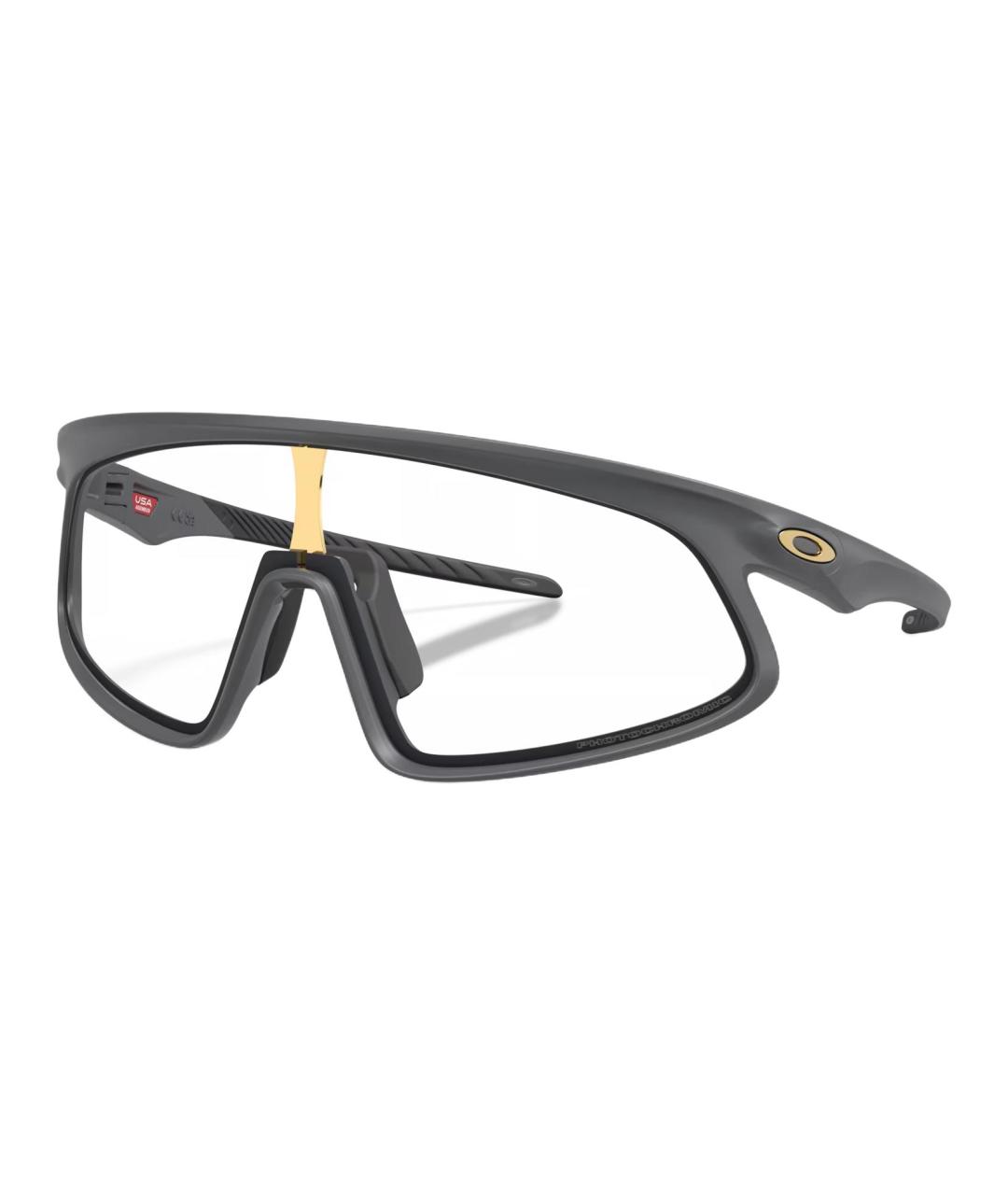 OAKLEY Черные пластиковые солнцезащитные очки, фото 1