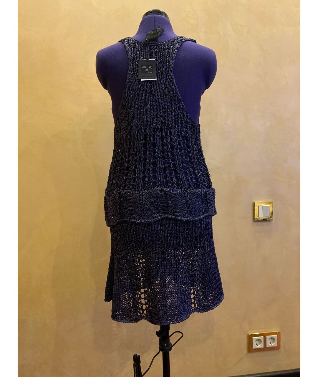 ANNA SUI Темно-синее платье, фото 2