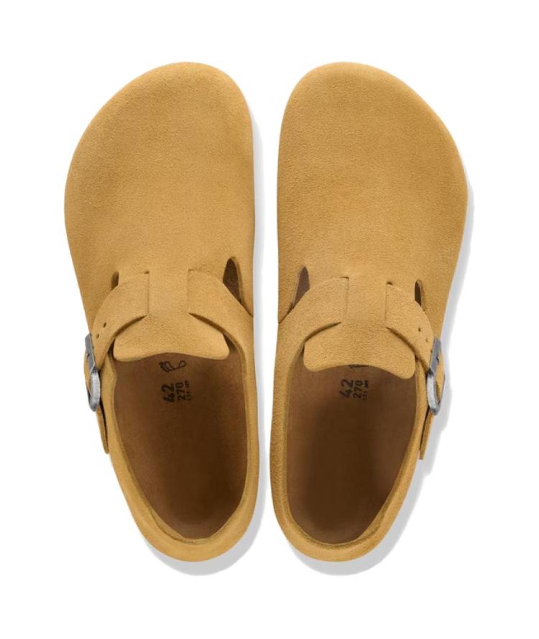 BIRKENSTOCK Желтые сабо, фото 4