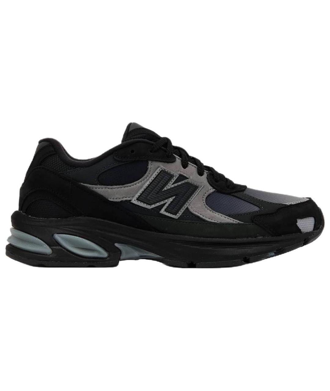 NEW BALANCE Черные замшевые низкие кроссовки / кеды, фото 1