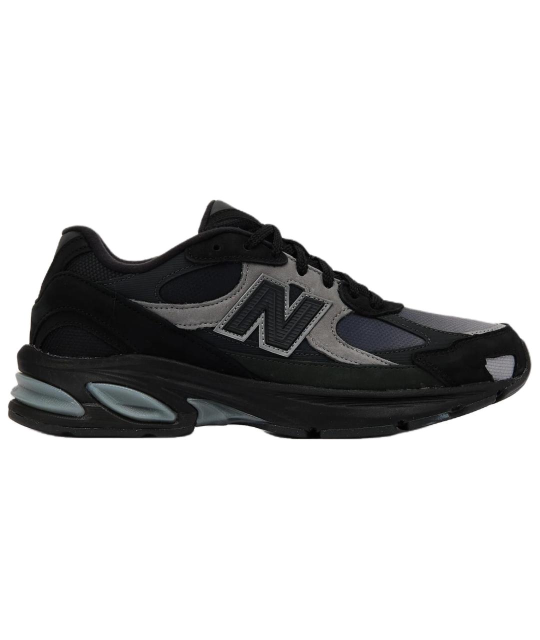 NEW BALANCE Черные замшевые низкие кроссовки / кеды, фото 2