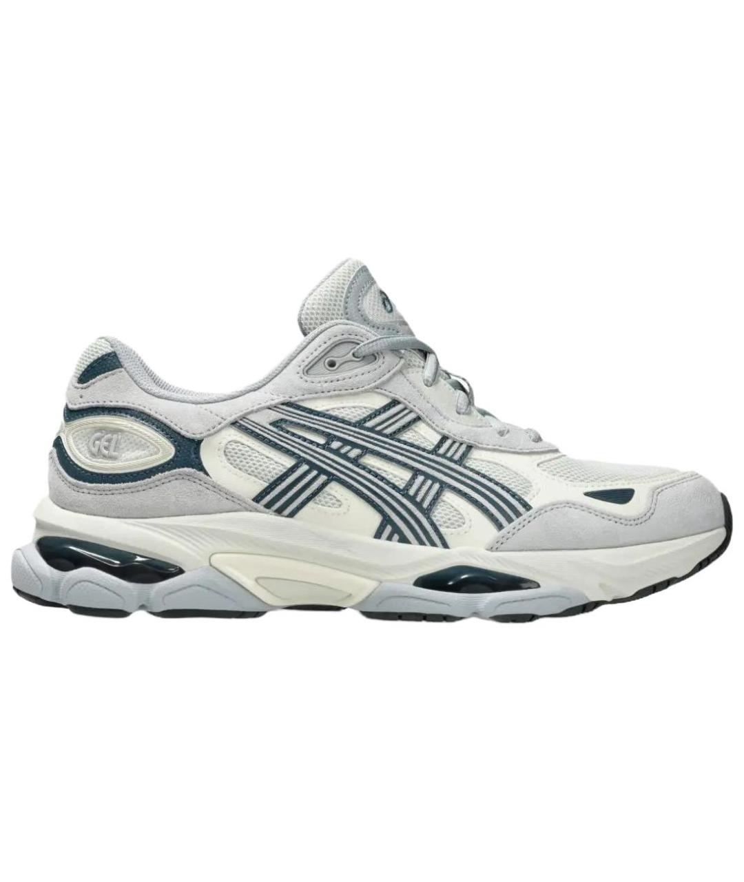 ASICS Серые синтетические кроссовки, фото 8