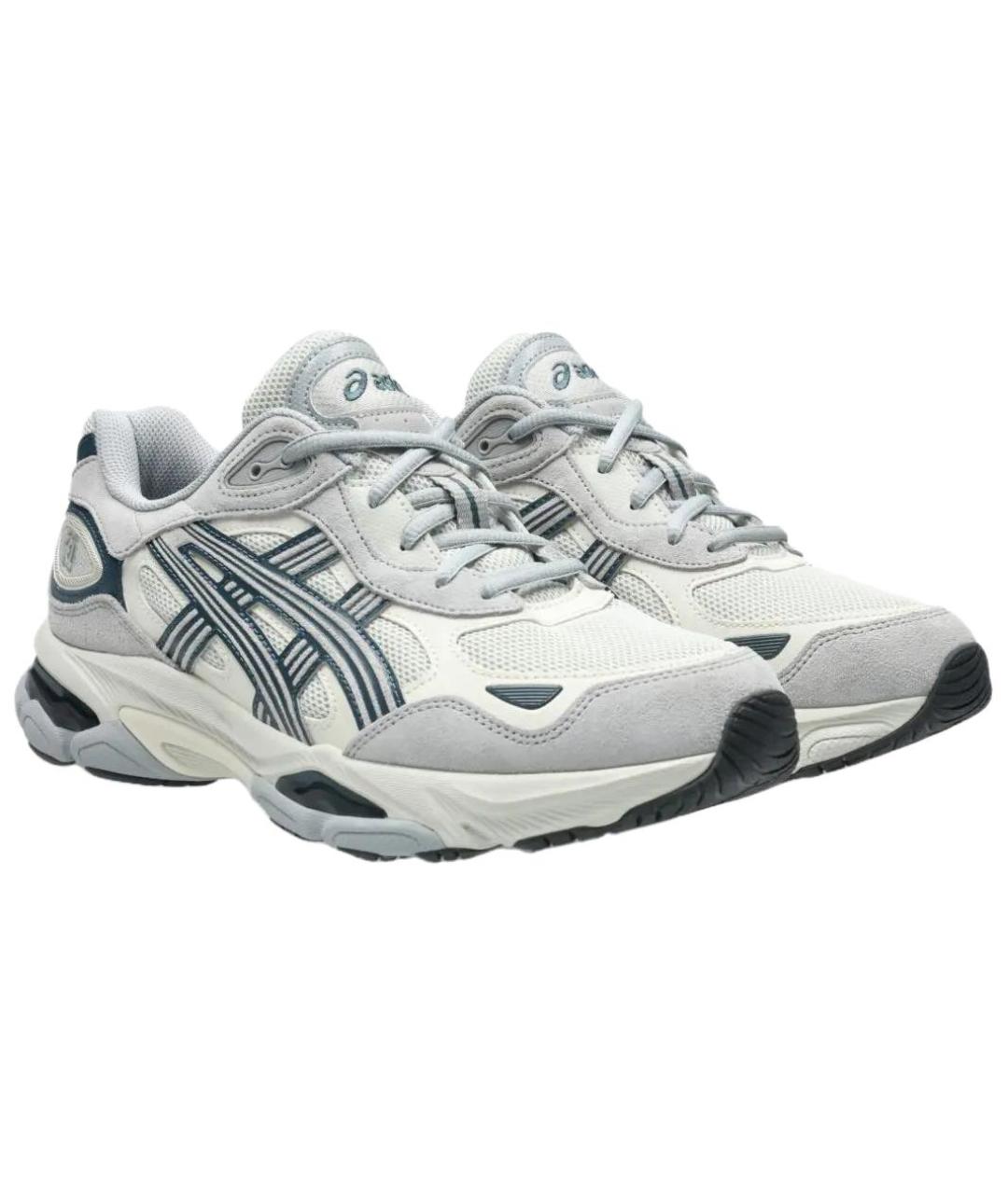 ASICS Серые синтетические кроссовки, фото 4