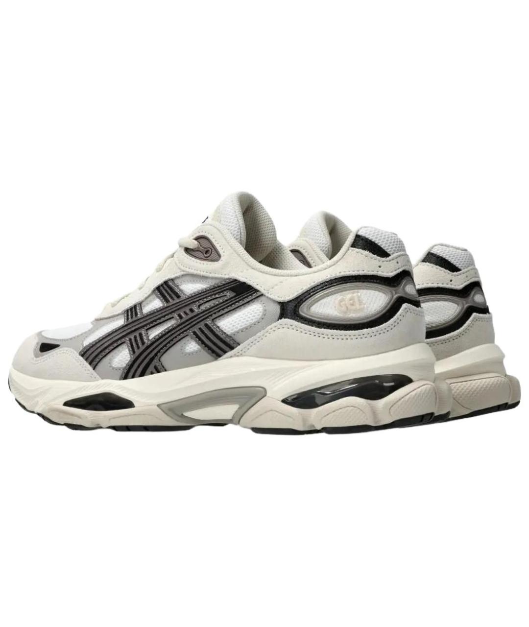 ASICS Серые синтетические кроссовки, фото 4