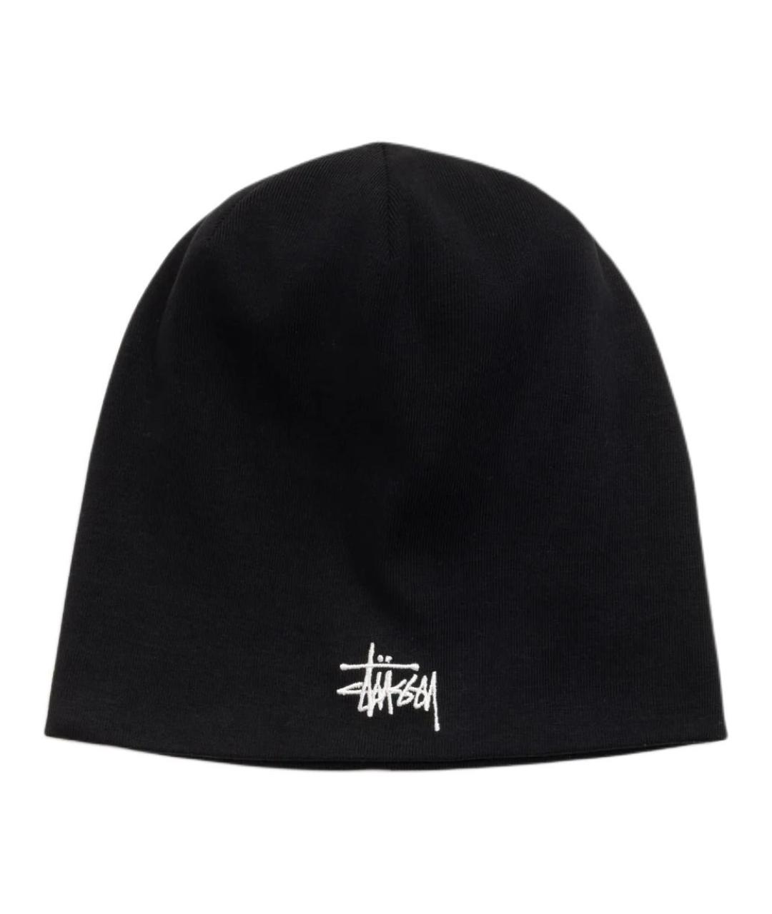 STUSSY Черная шапка, фото 1