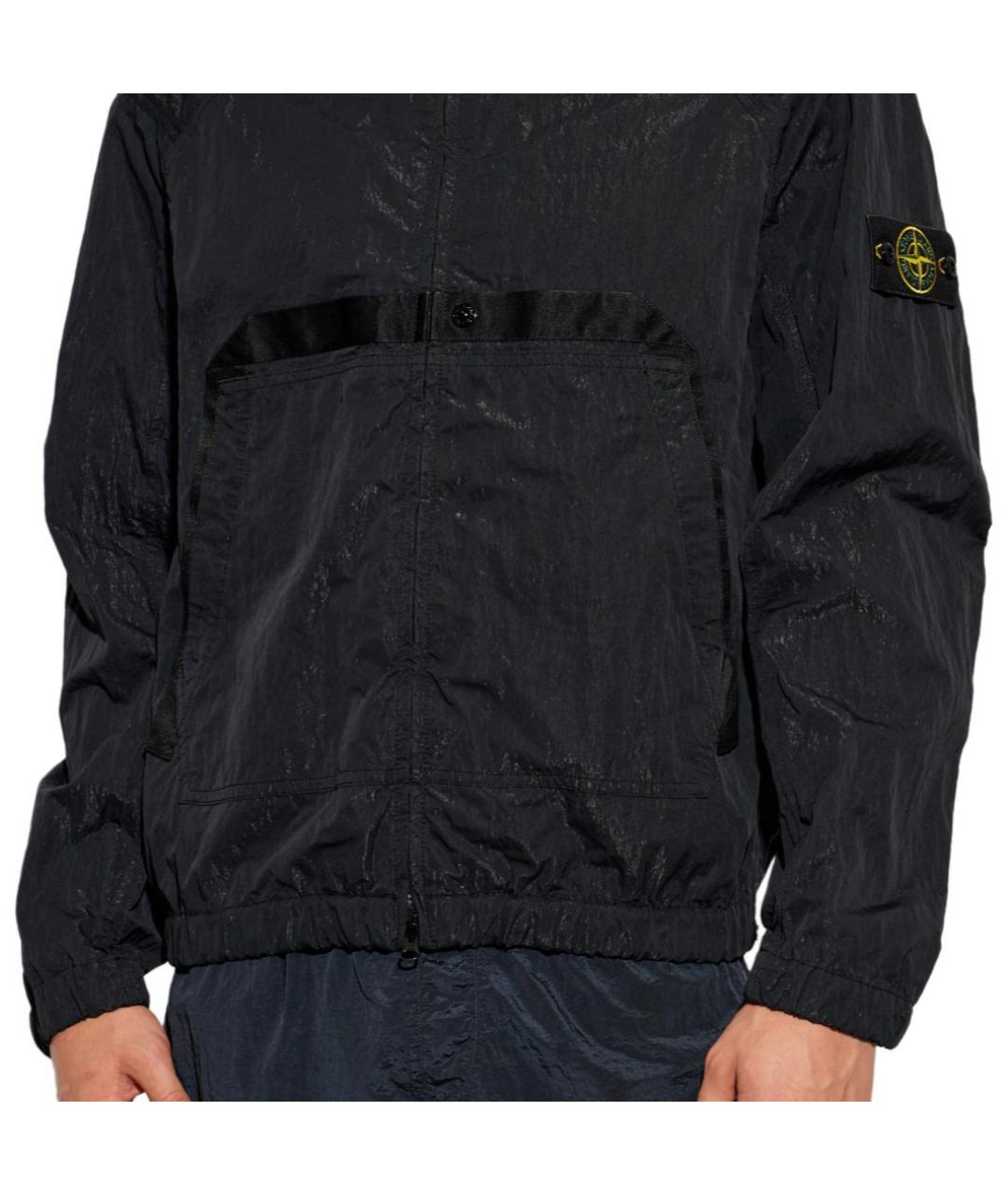 STONE ISLAND Черная куртка, фото 5