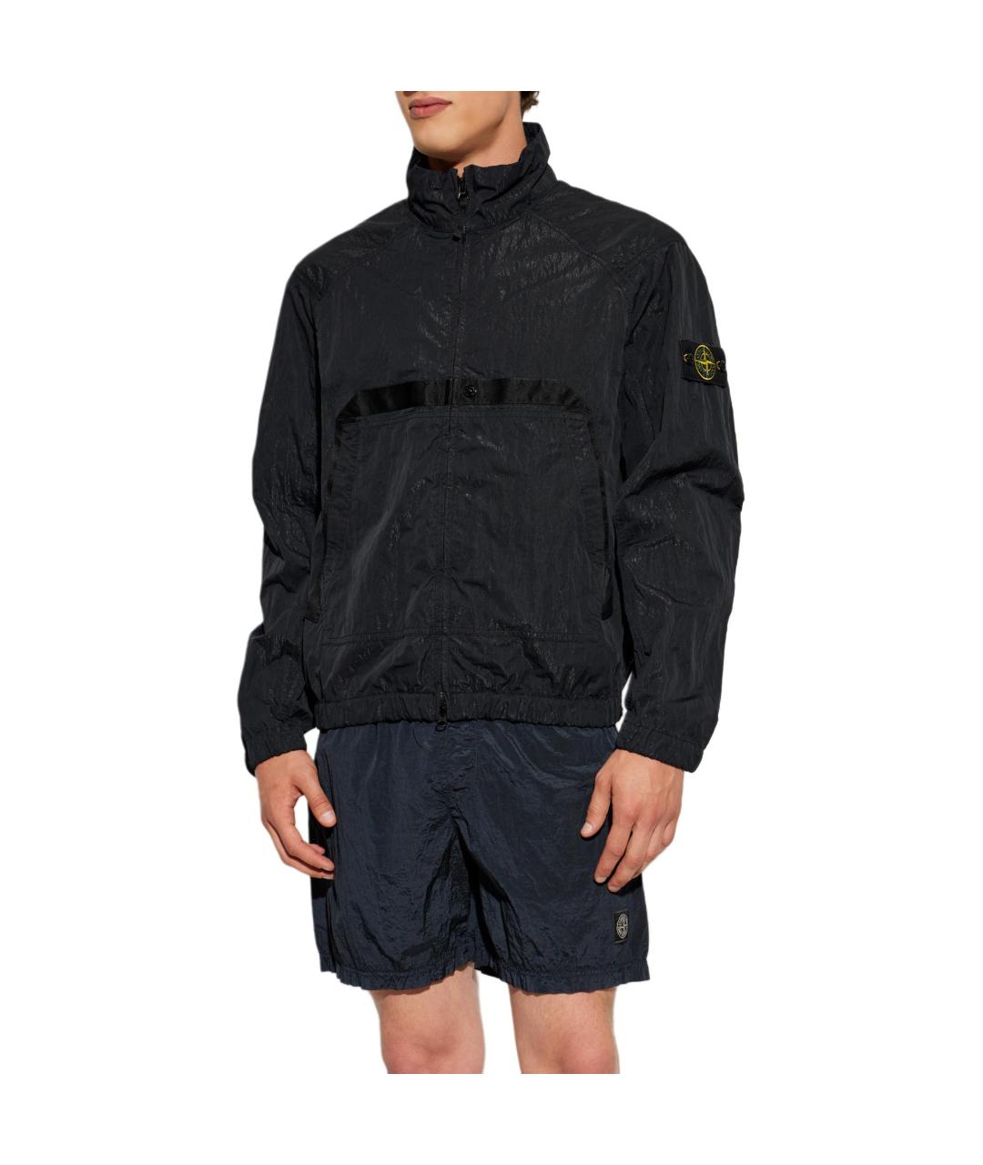 STONE ISLAND Черная куртка, фото 4