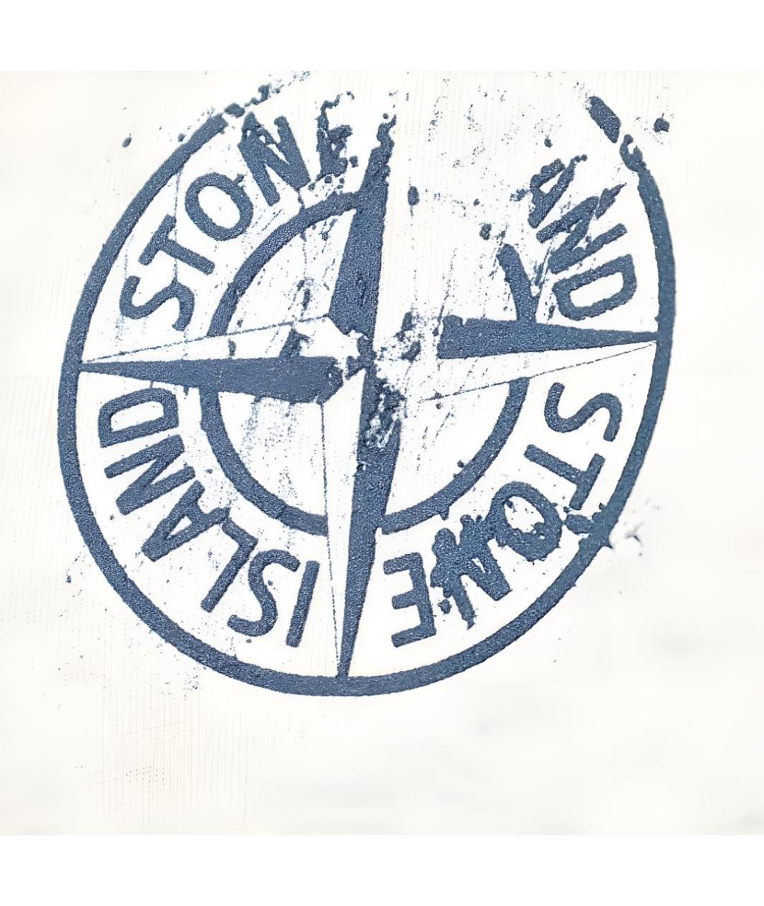 STONE ISLAND Бежевая футболка, фото 5