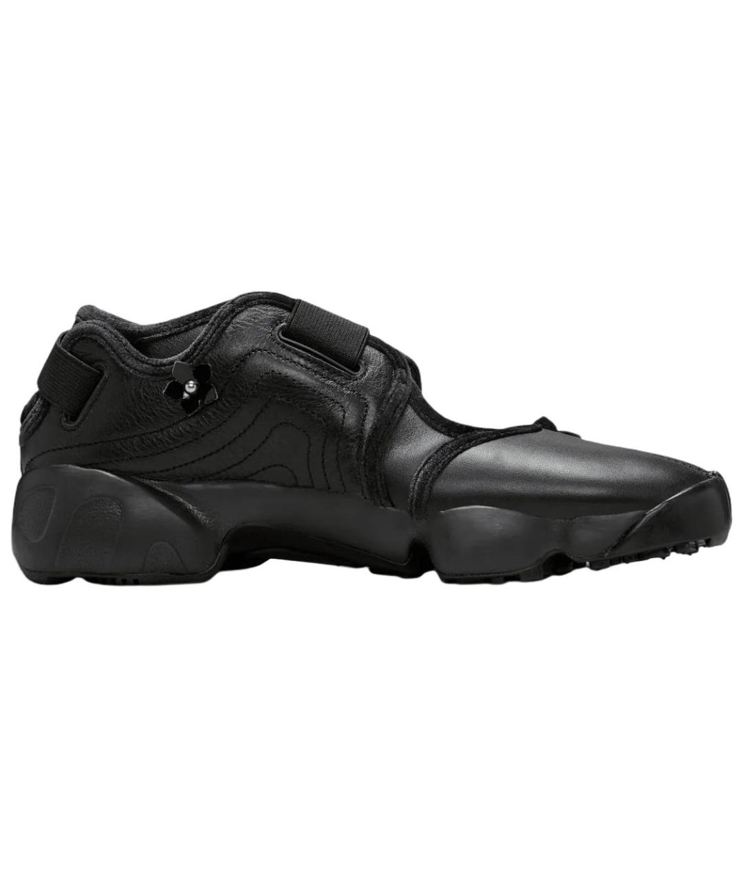 NIKE Черные кожаные кроссовки, фото 2