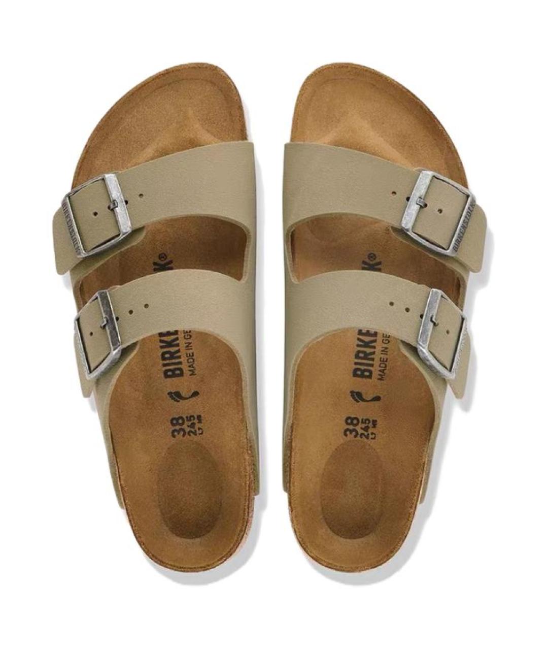 BIRKENSTOCK Хаки сандалии, фото 2