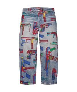 SUPREME Прямые джинсы