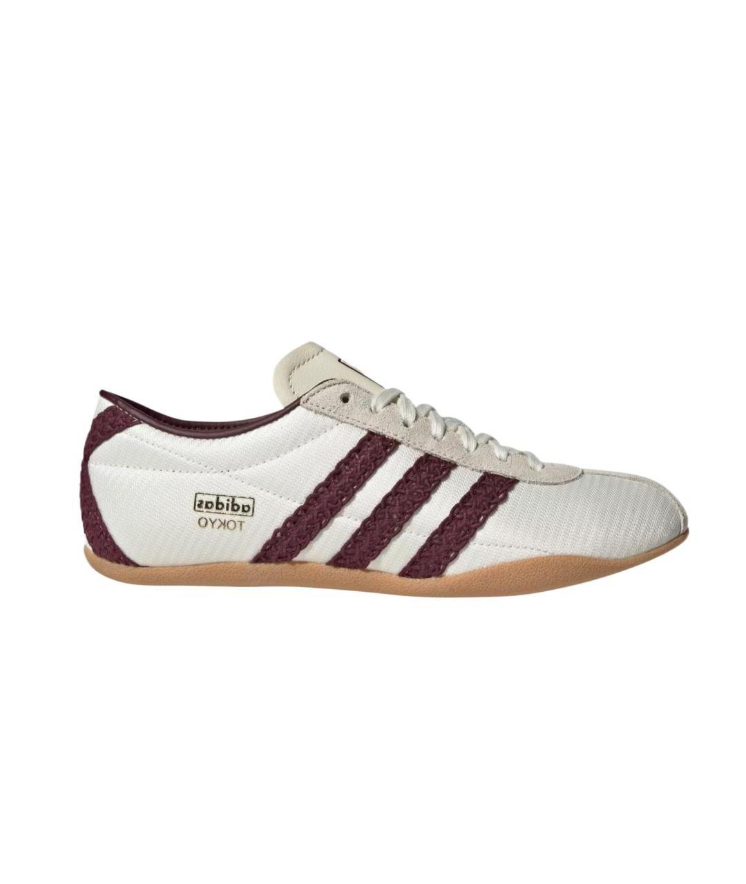 ADIDAS Белые кожаные кроссовки, фото 1