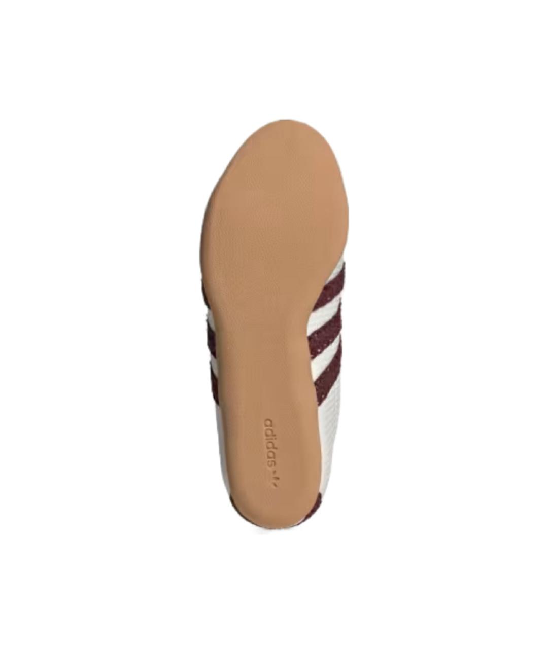 ADIDAS Белые кожаные кроссовки, фото 4