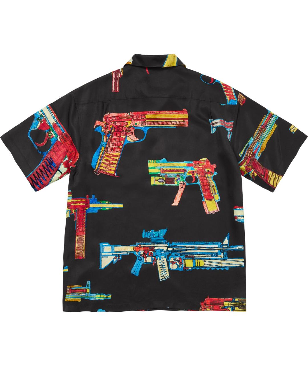 SUPREME Черная рубашка, фото 2