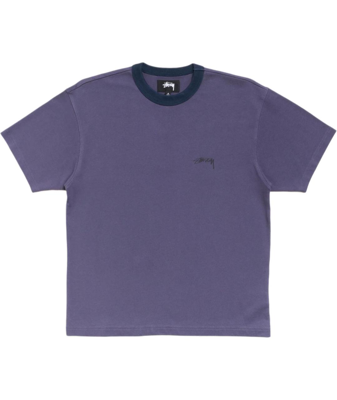 STUSSY Фиолетовая футболка, фото 1