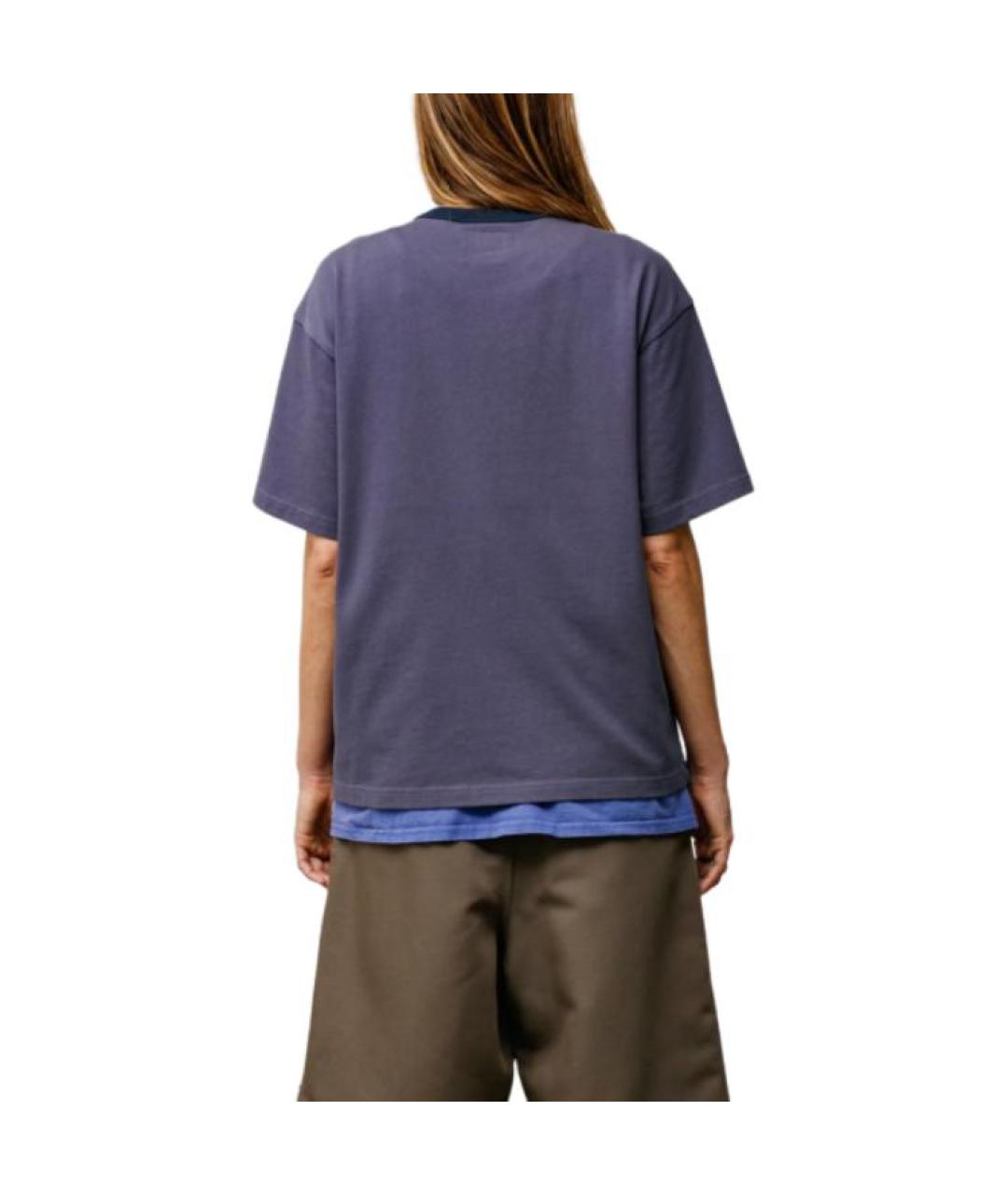STUSSY Фиолетовая футболка, фото 4