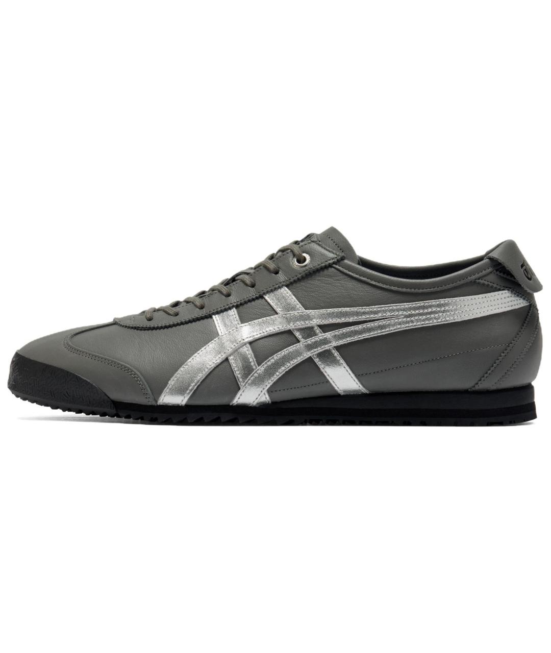 ONITSUKA TIGER Серые кожаные кроссовки, фото 2
