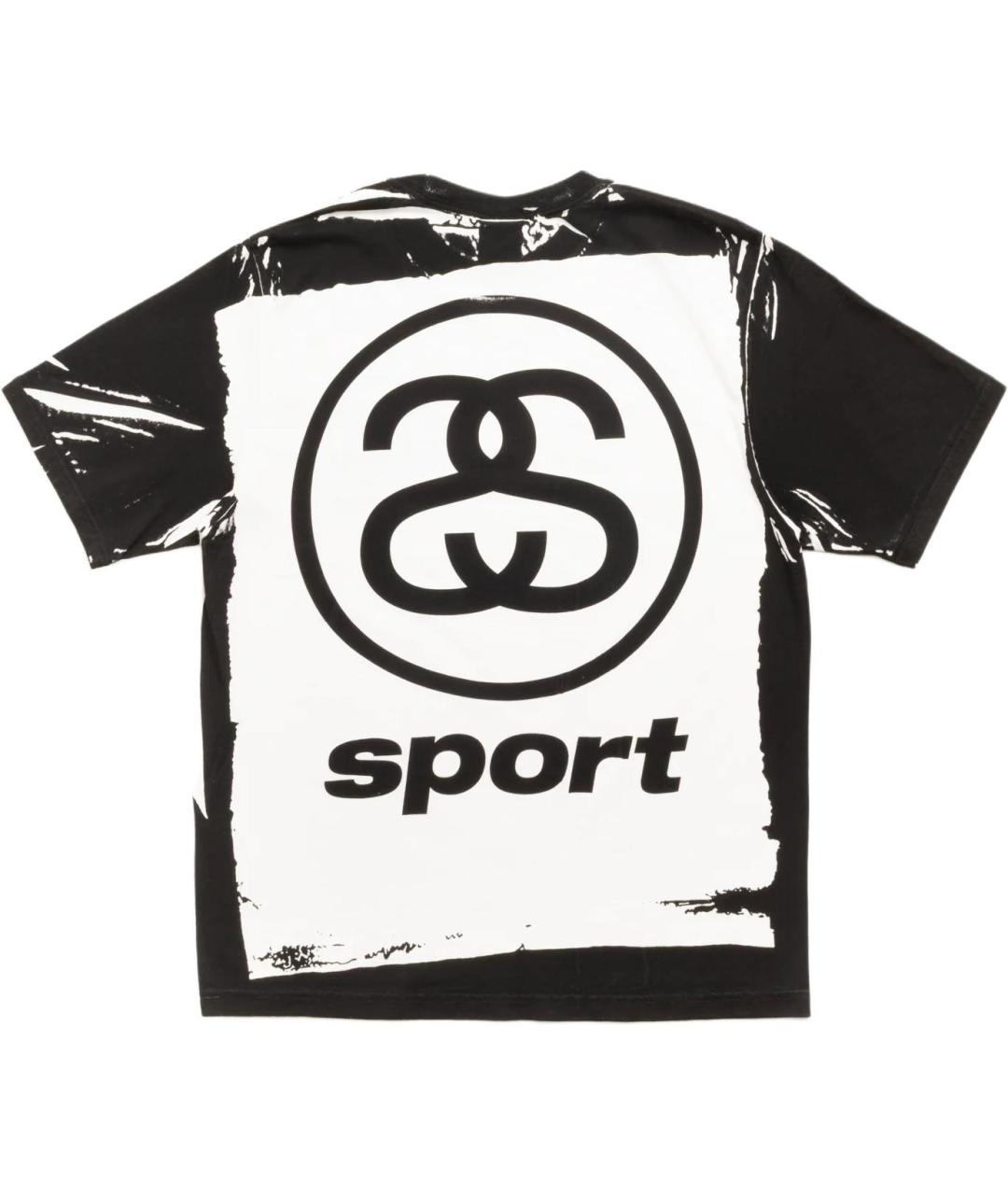 STUSSY Черная футболка, фото 3