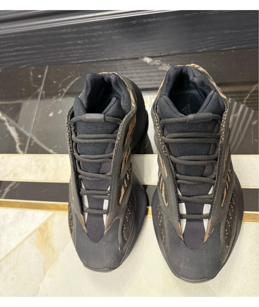 ADIDAS YEEZY Коричневые кроссовки, фото 2