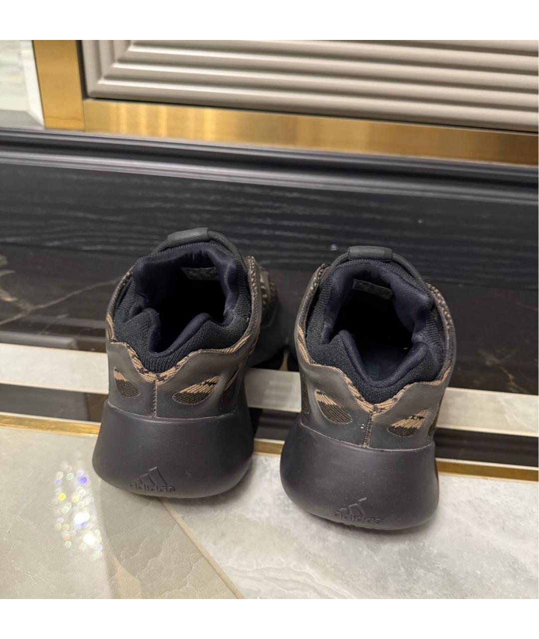 ADIDAS YEEZY Коричневые кроссовки, фото 4