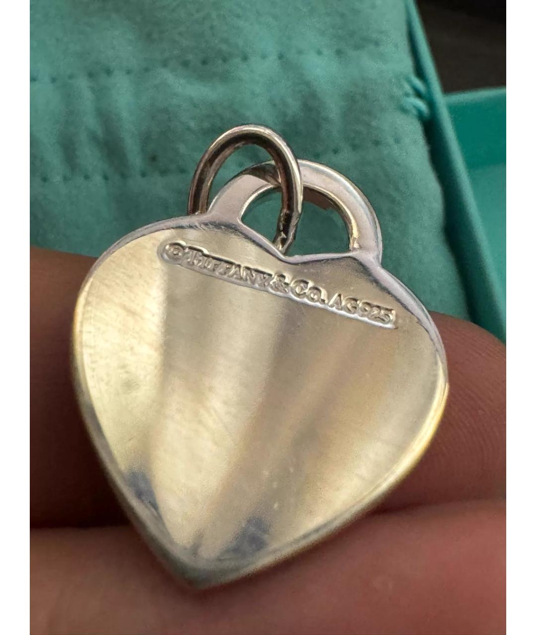 TIFFANY&CO Черная серебряная подвеска, фото 5
