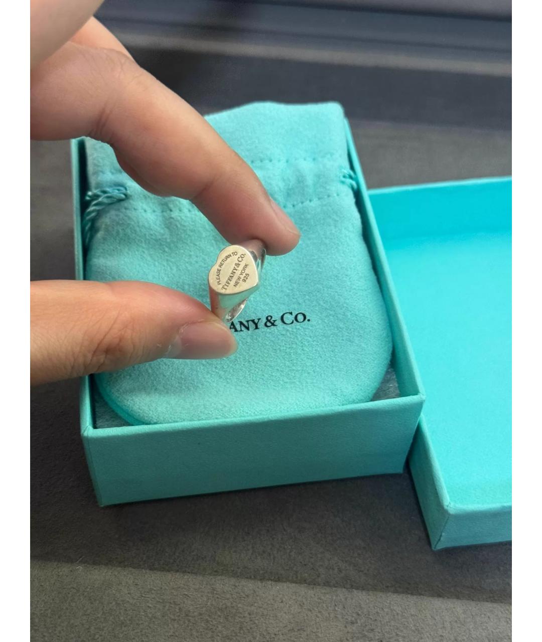 TIFFANY&CO Серебряное серебряное кольцо, фото 3