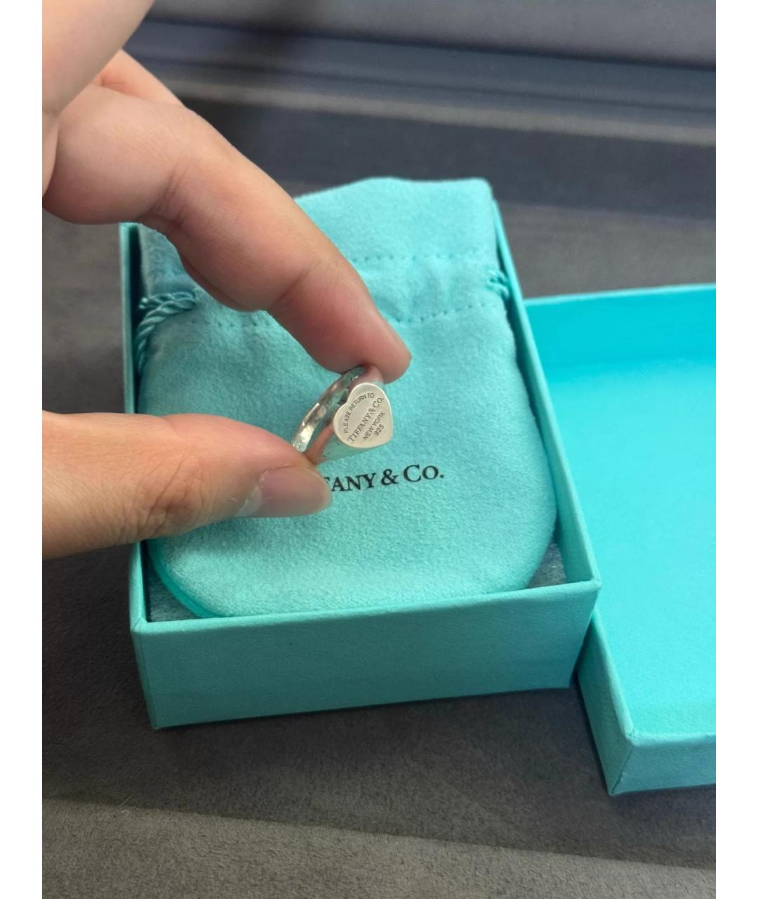 TIFFANY&CO Серебряное серебряное кольцо, фото 8