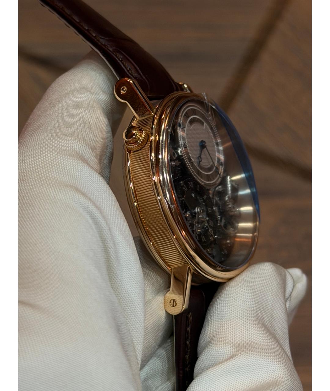 Breguet Черные часы из розового золота, фото 5