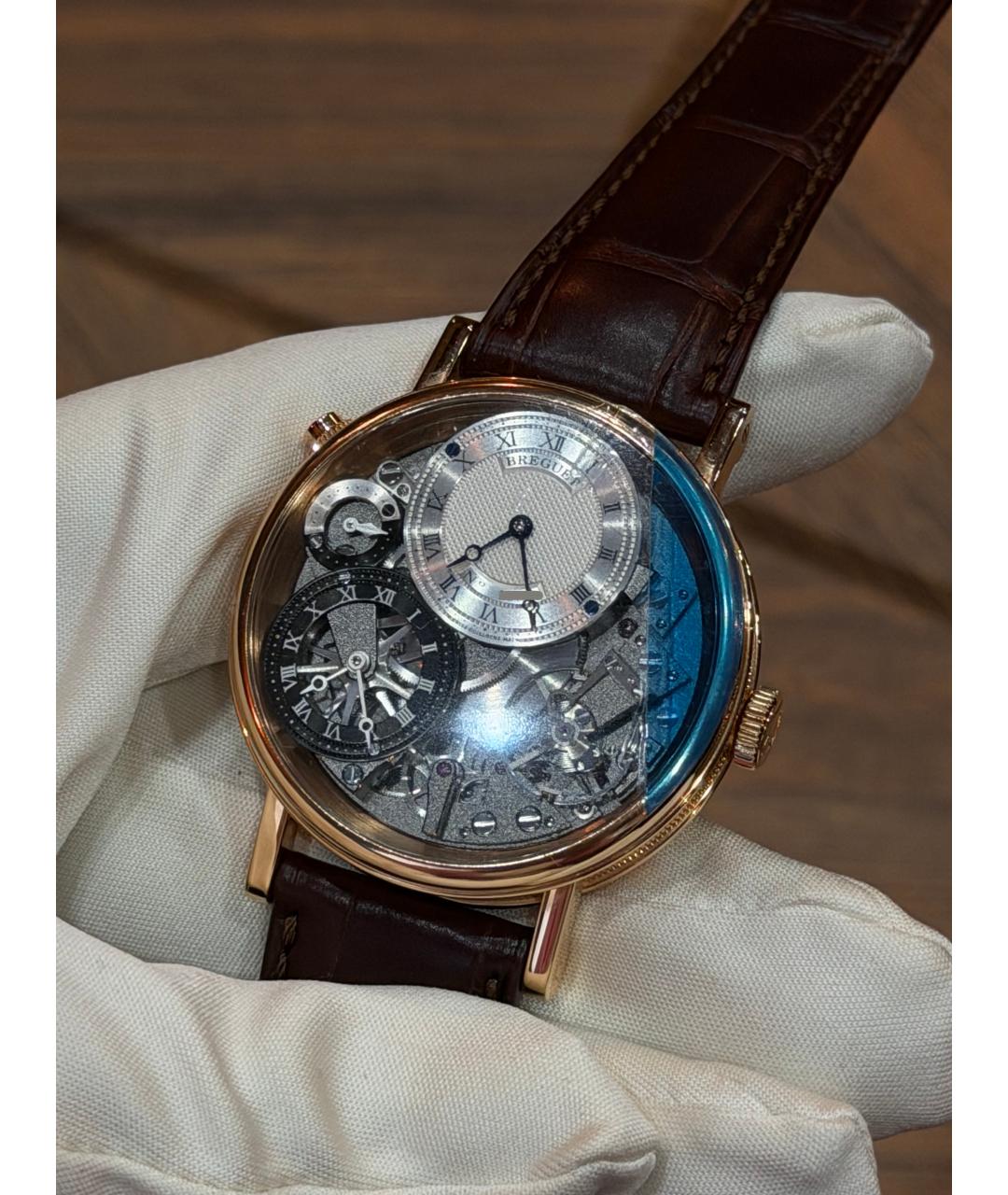Breguet Черные часы из розового золота, фото 3