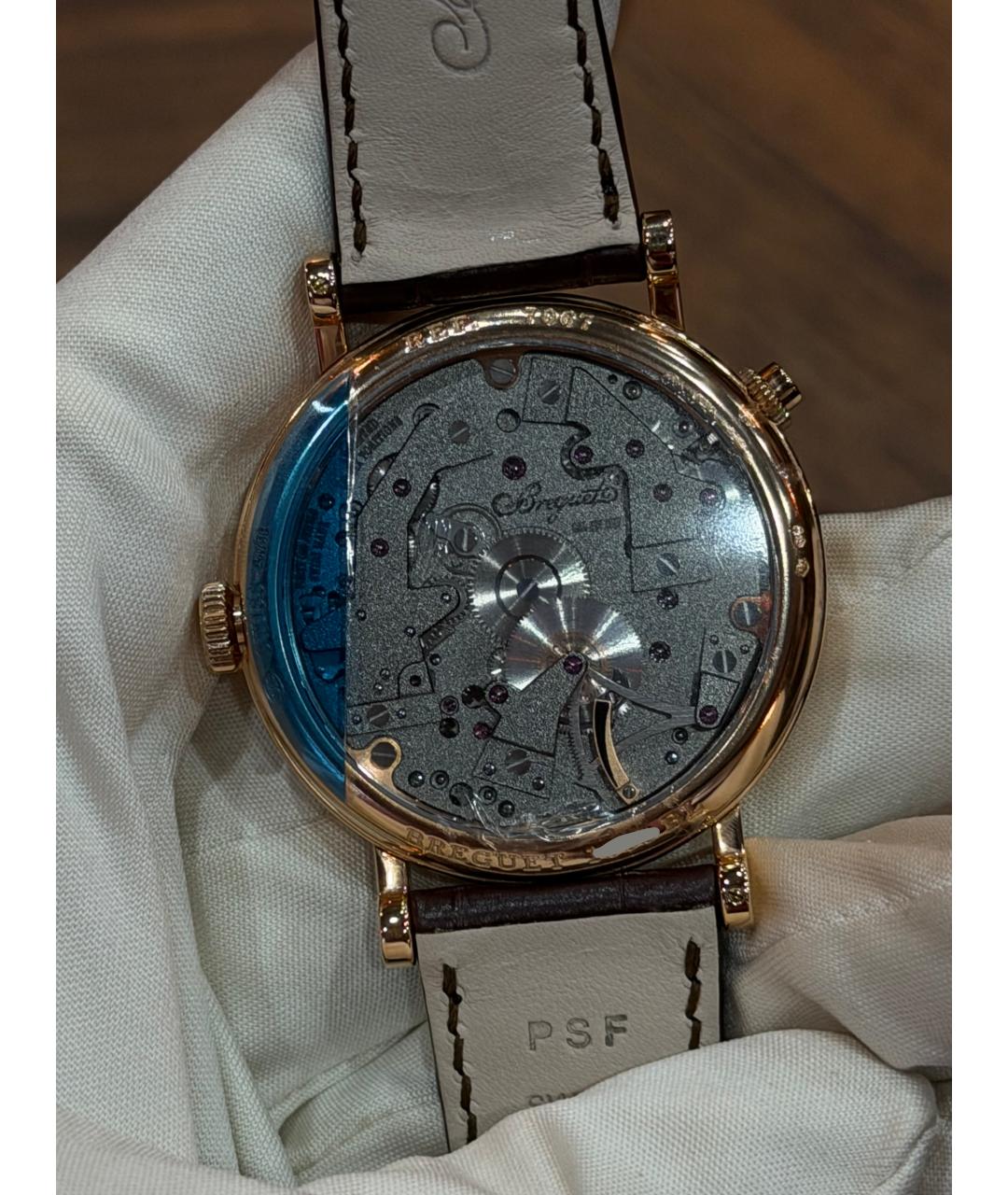 Breguet Черные часы из розового золота, фото 7
