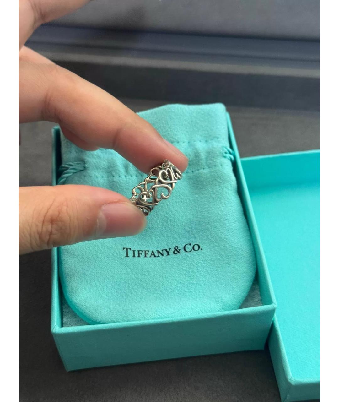 TIFFANY&CO Серебряное серебряное кольцо, фото 3