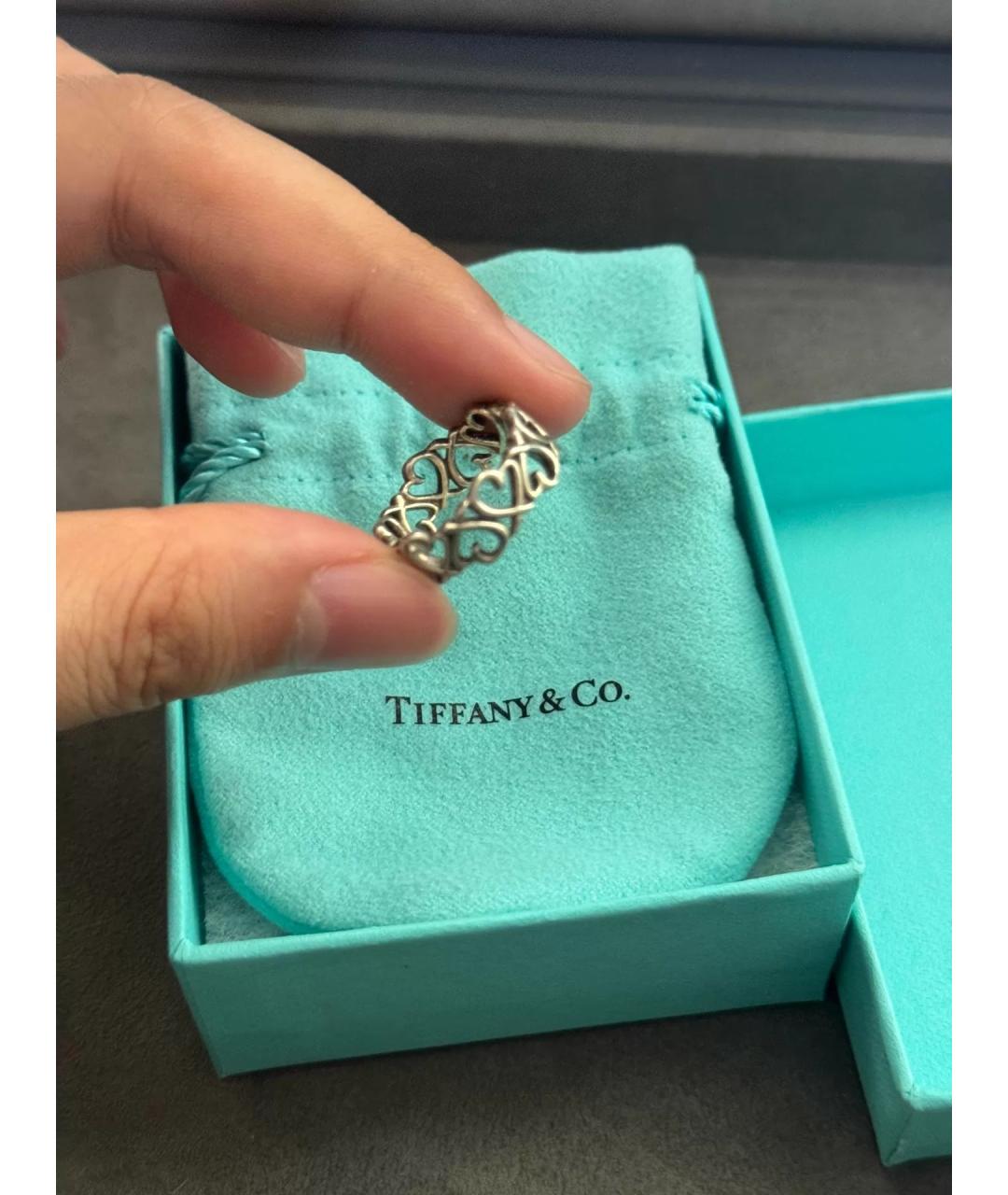TIFFANY&CO Серебряное серебряное кольцо, фото 5