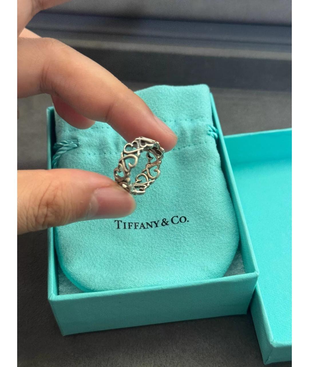 TIFFANY&CO Серебряное серебряное кольцо, фото 4