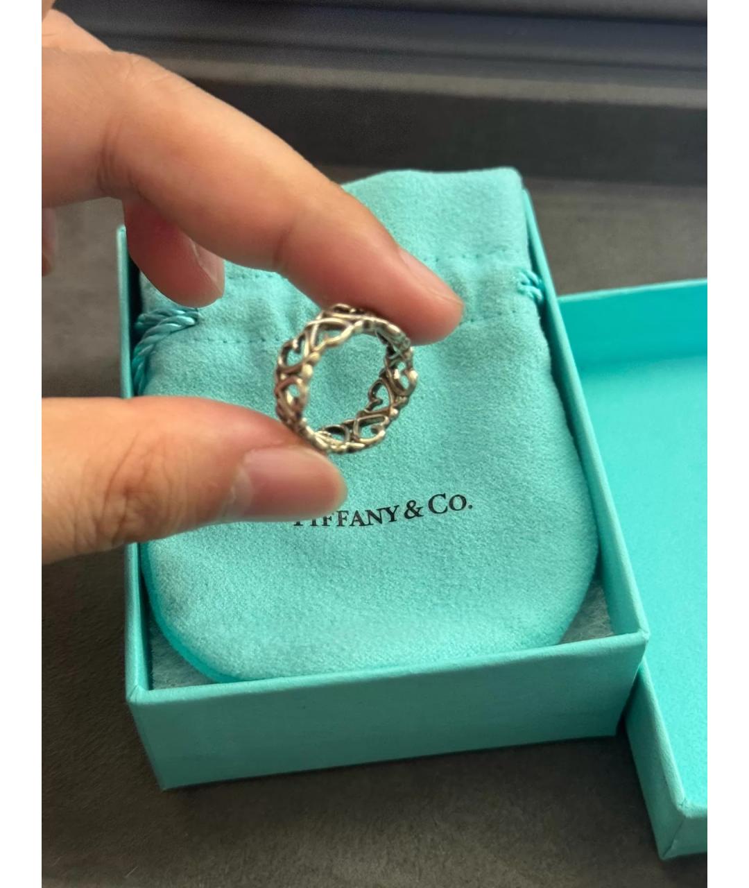 TIFFANY&CO Серебряное серебряное кольцо, фото 6