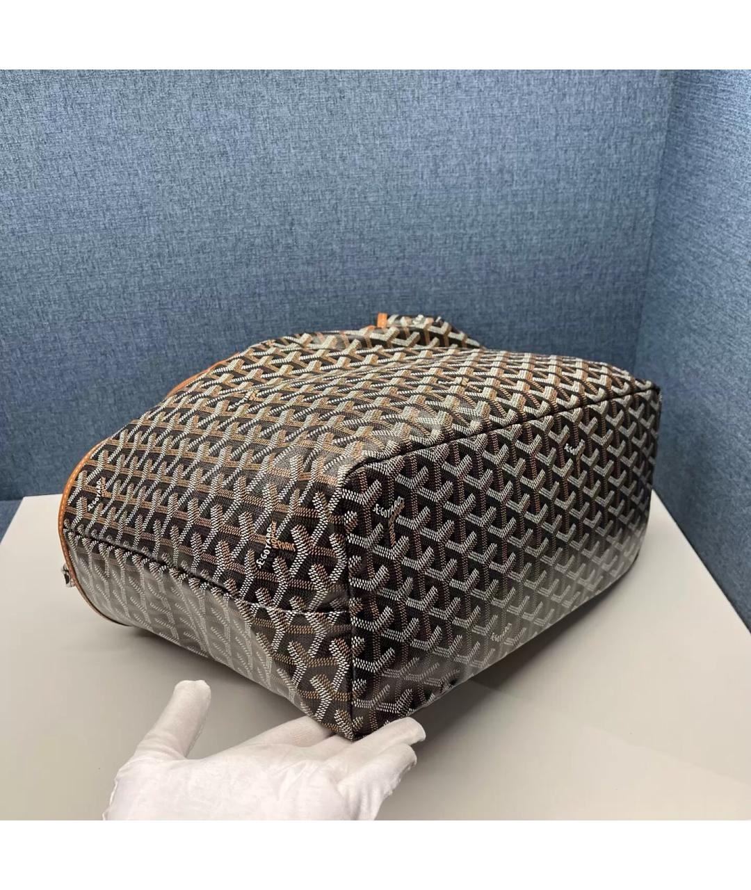 GOYARD Коричневая сумка тоут, фото 5
