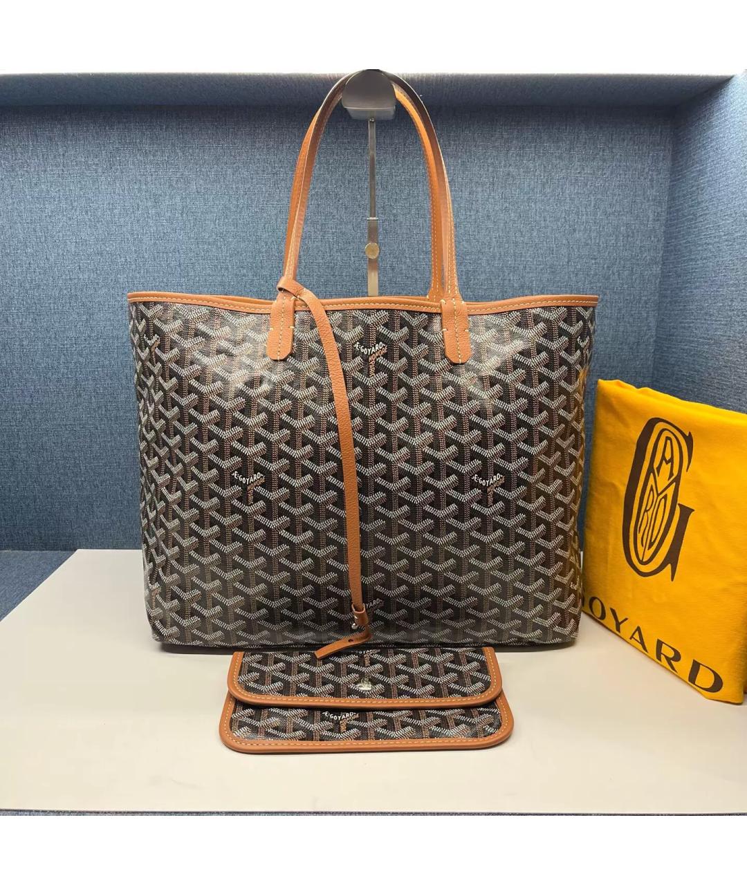 GOYARD Коричневая сумка тоут, фото 8
