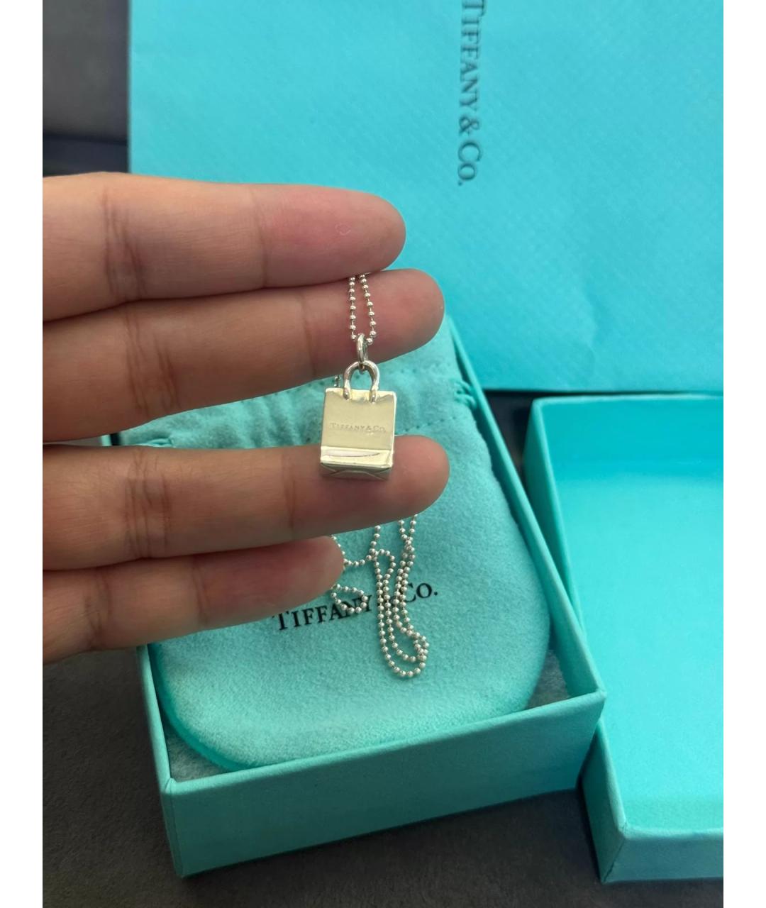 TIFFANY&CO Серебряная серебряная подвеска, фото 4