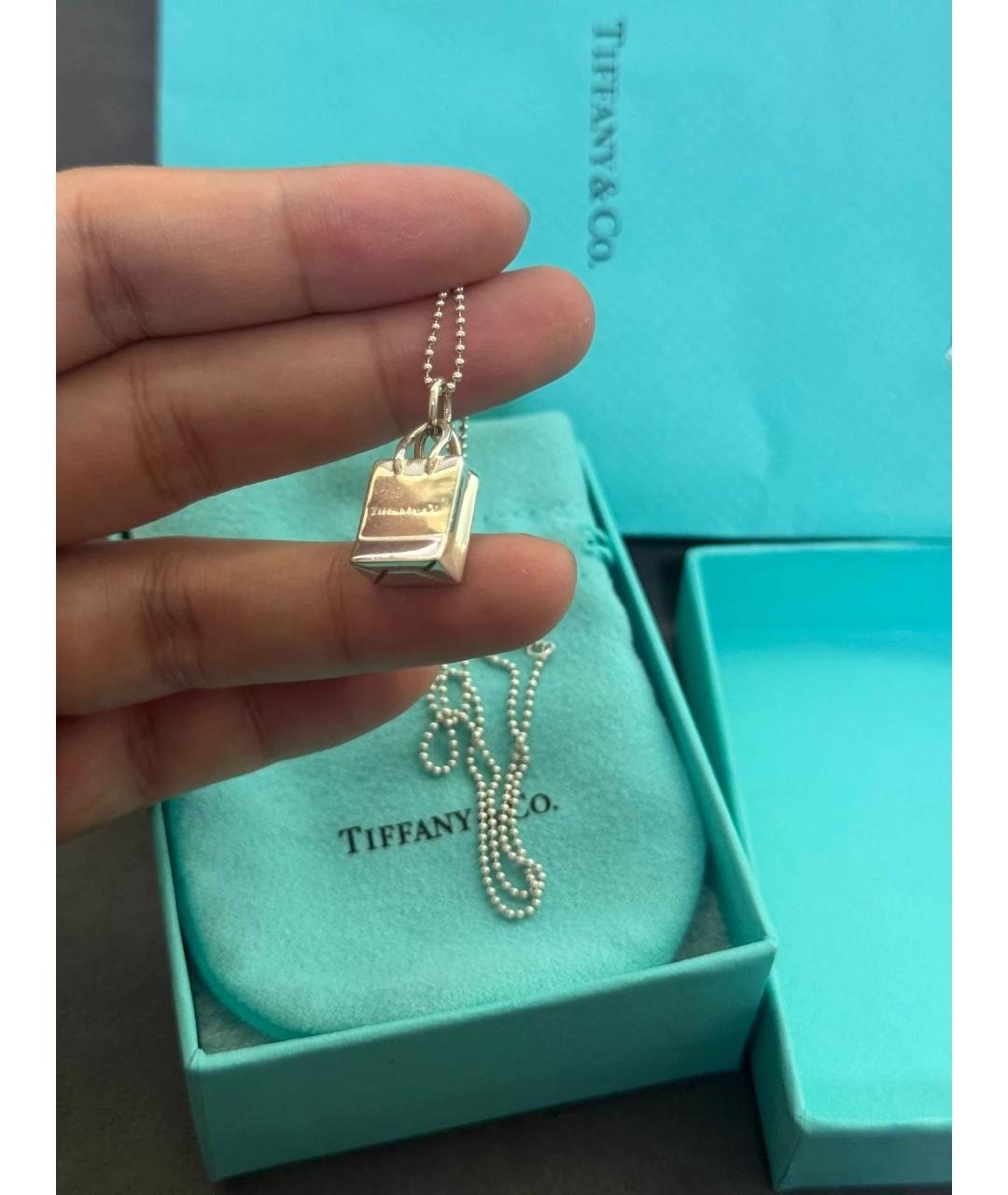 TIFFANY&CO Серебряная серебряная подвеска, фото 5