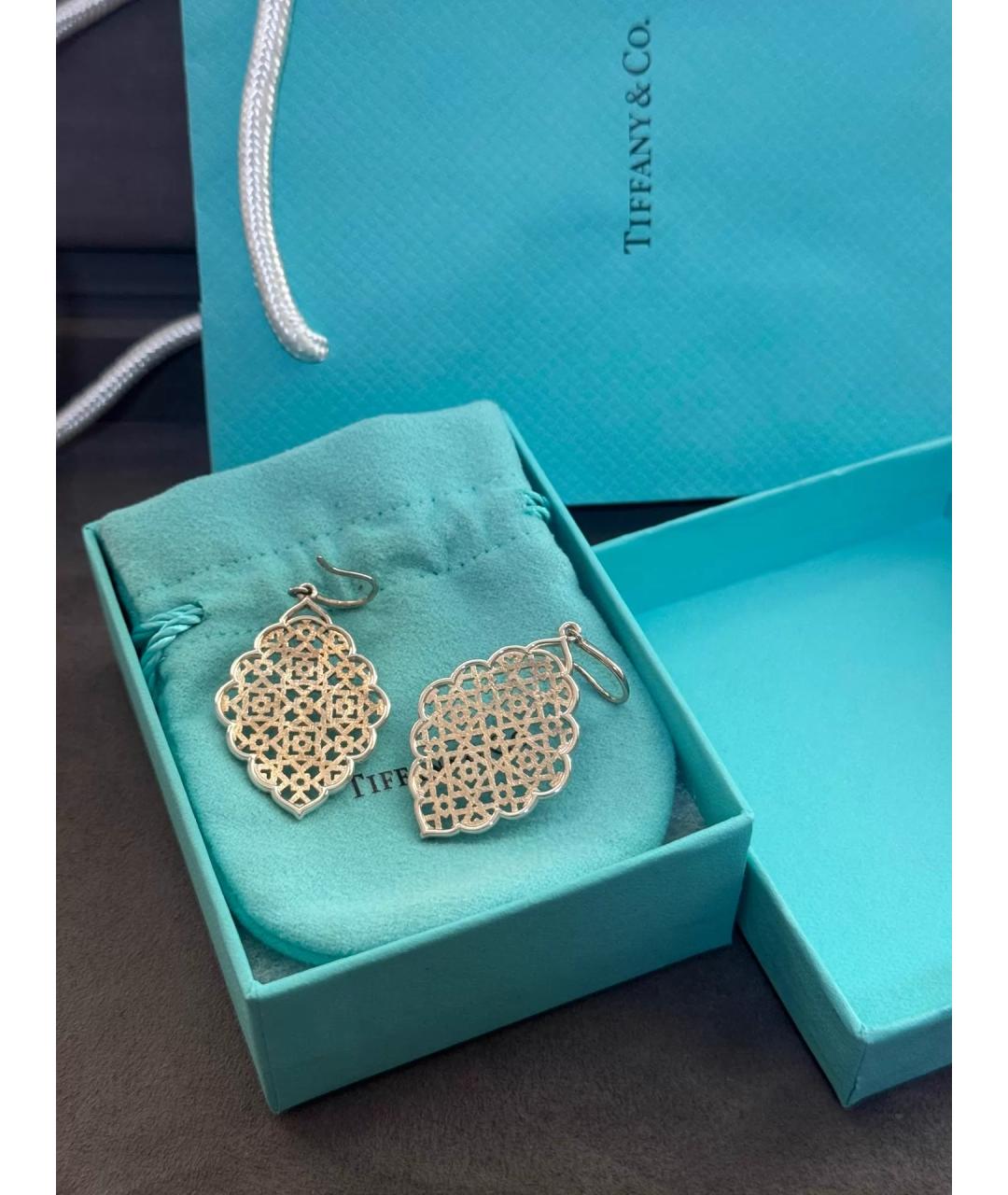 TIFFANY&CO Серебряные серебряные серьги, фото 7